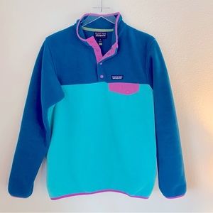 Patagonia Synchilla Snap T Pullover Howling Turquoise Medium